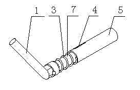 Efficient self-contained spring chuck key tool holder wrench