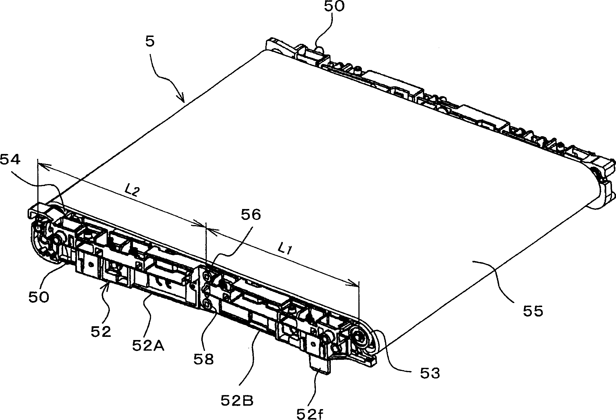 Imaging device and transfer unit