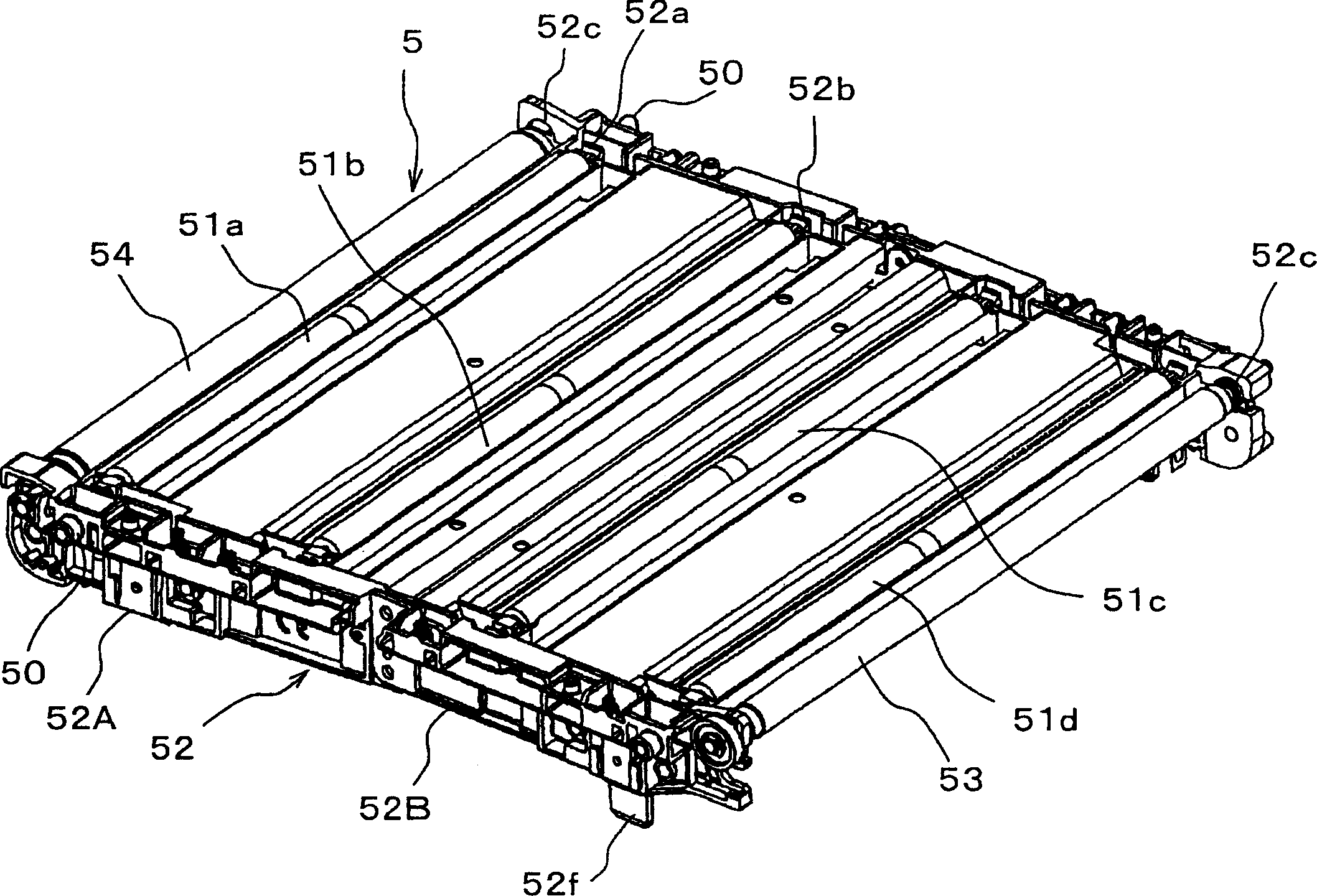 Imaging device and transfer unit