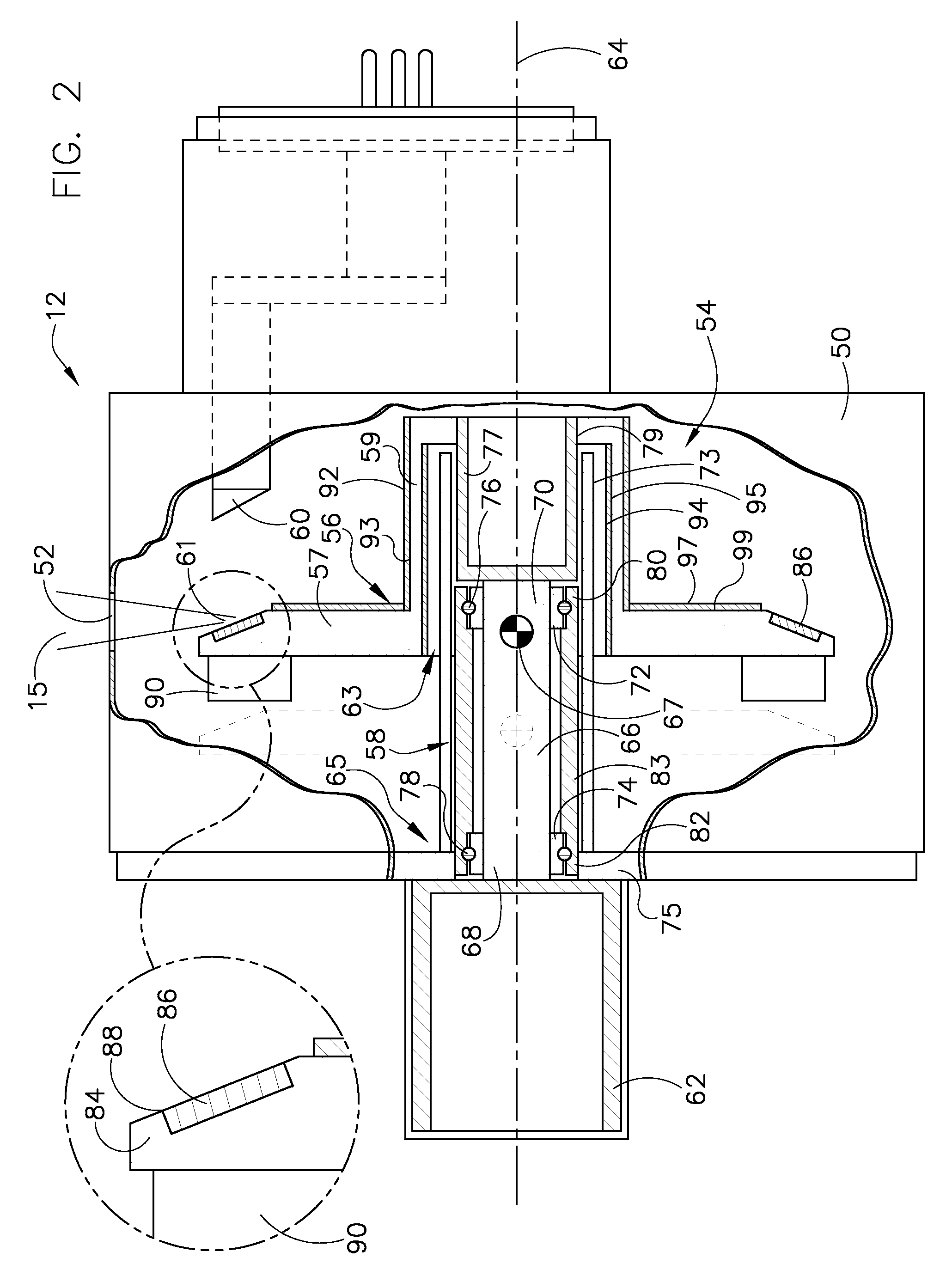 Method and apparatus for increasing heat radiation from an x-ray tube target shaft