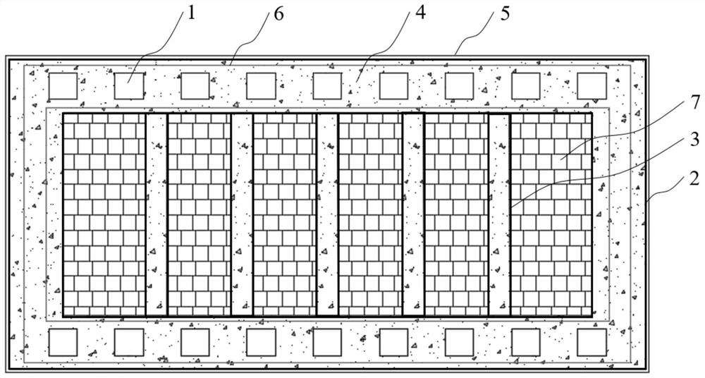 Combined hoisting platform and construction method thereof