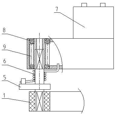 Automatic door cover opening device