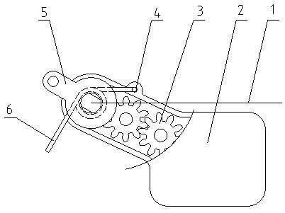 Automatic door cover opening device