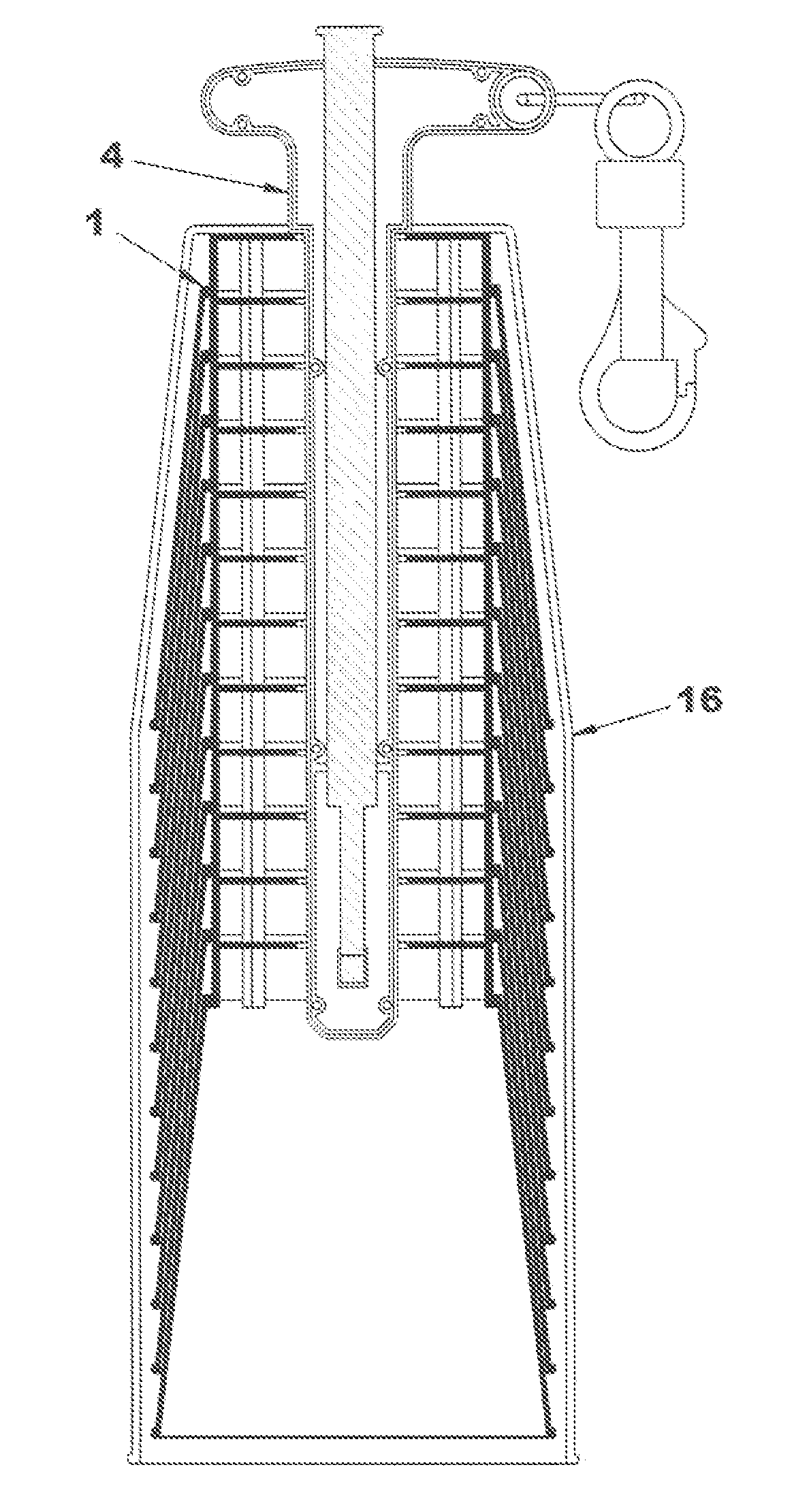 Holding device for sport stacking cups