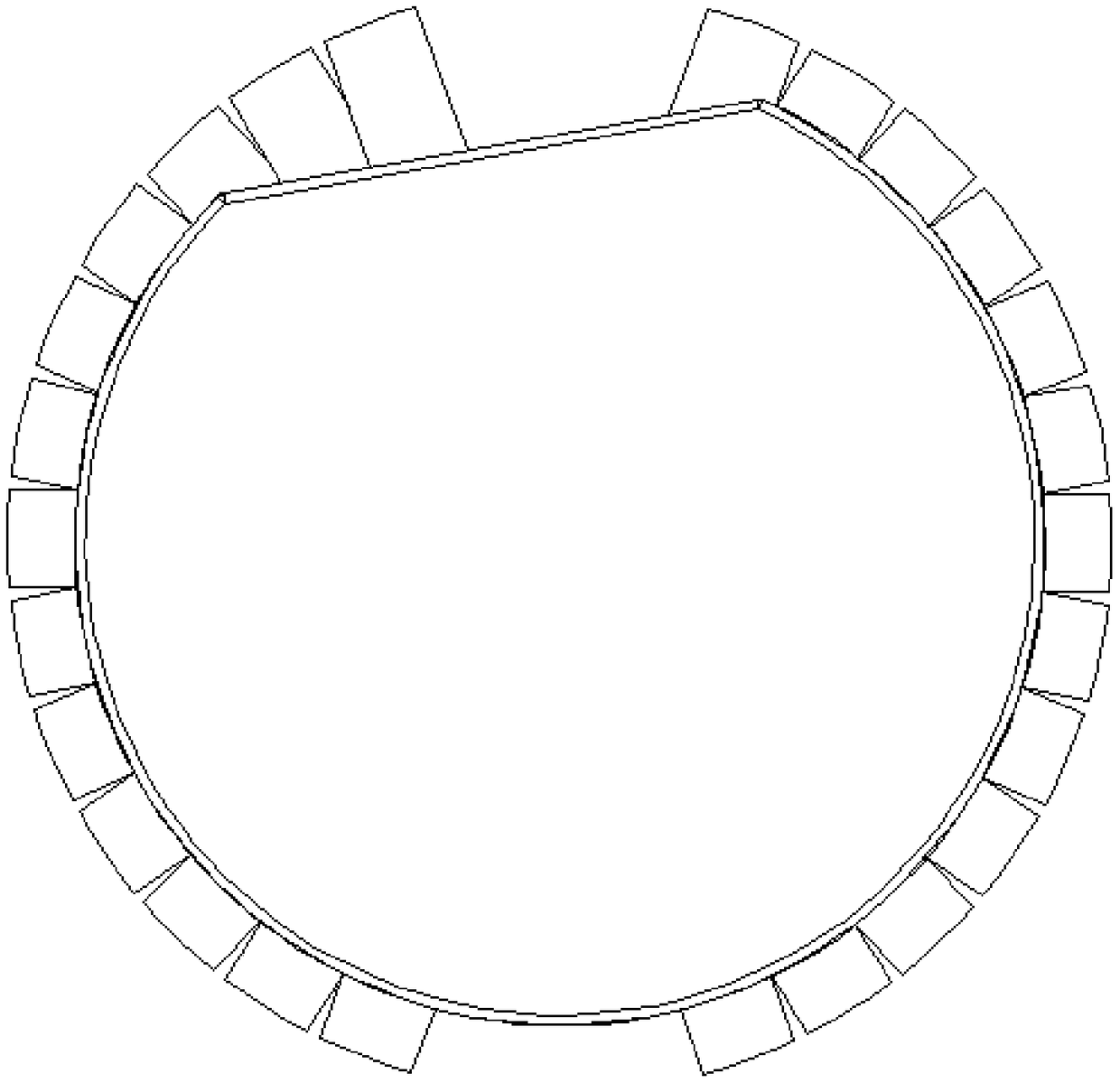 A rolling brush quick disassembly device and its cleaning tool