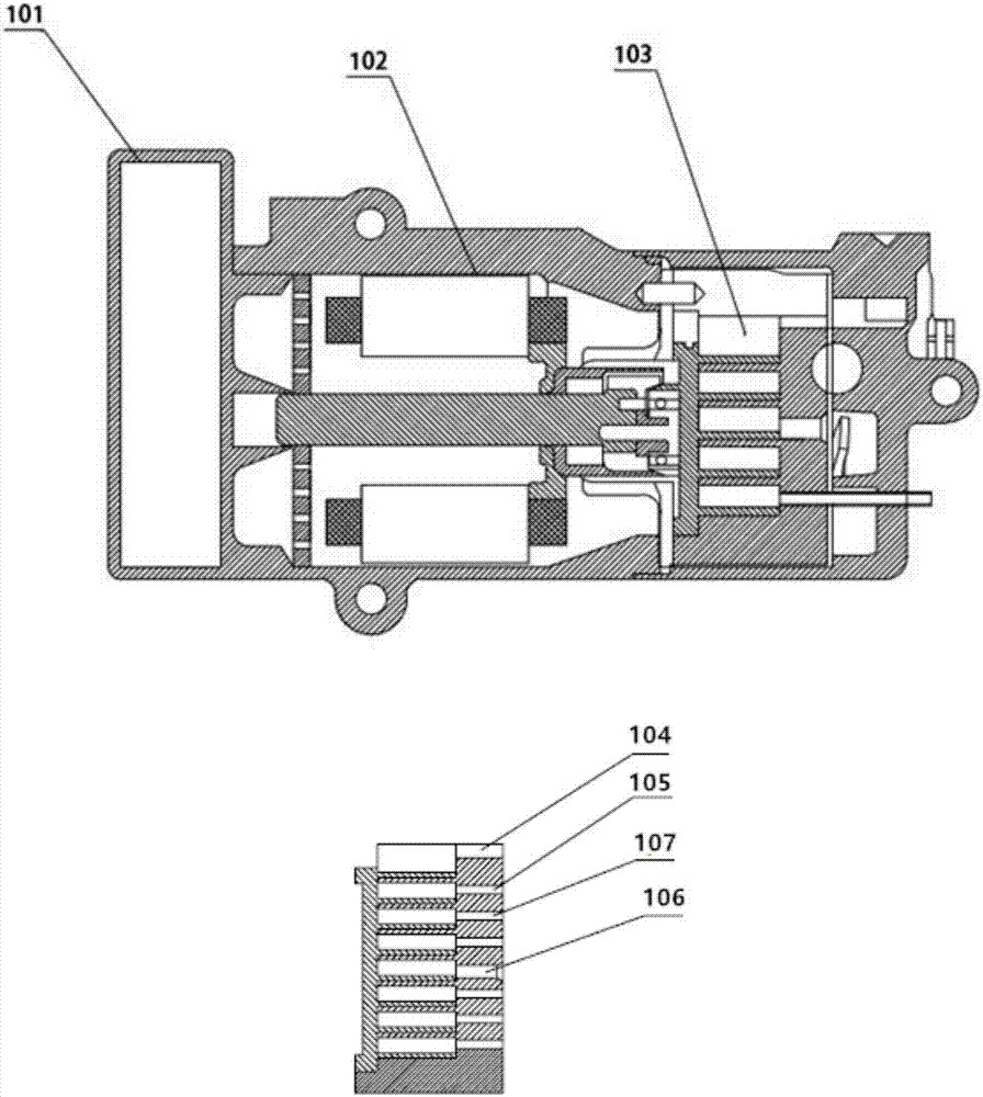 Scroll compressor with both gas supplement function and intermediate gas exhaust function and heat pump system
