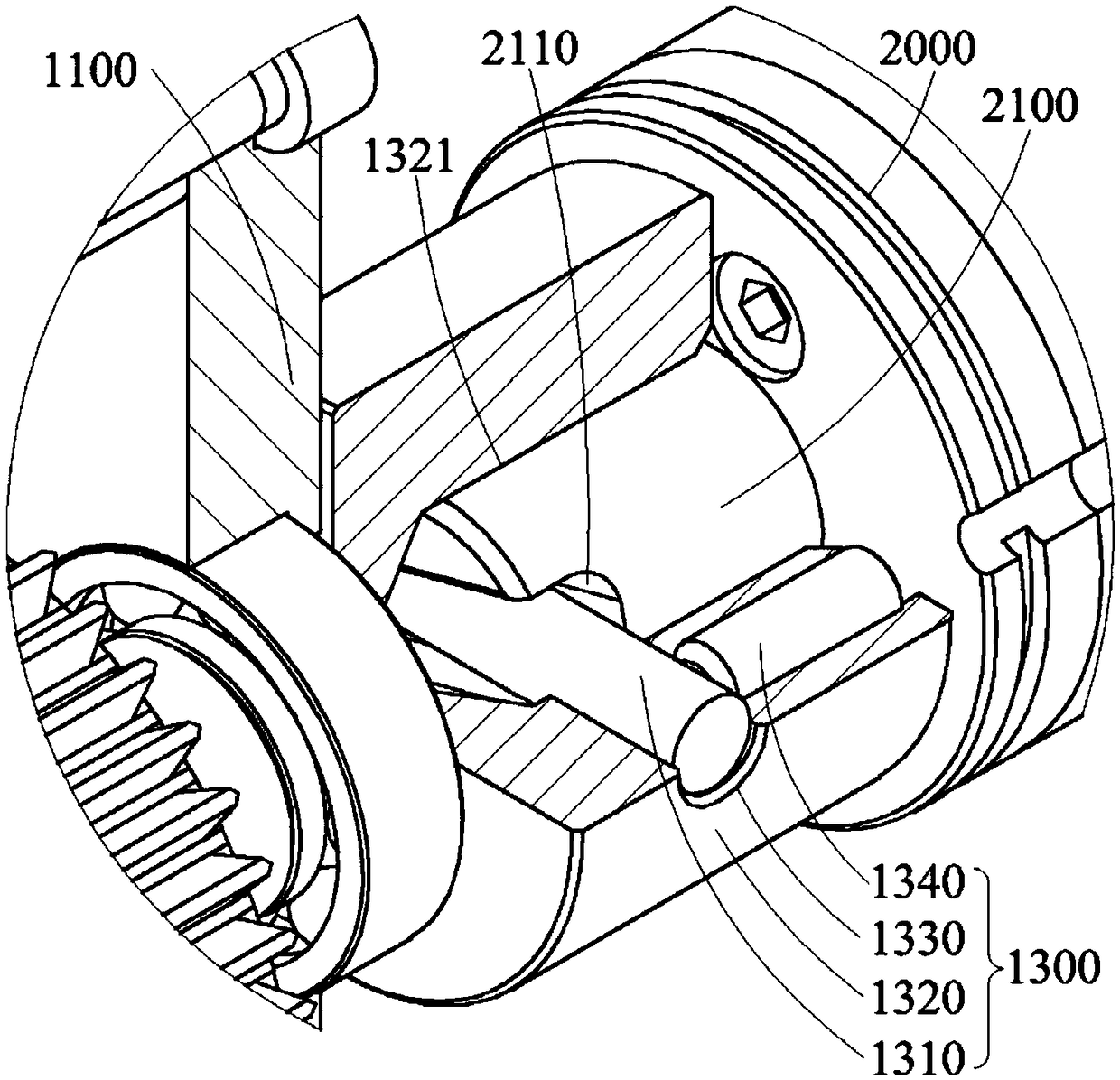 Quick self-locking device and shaft system