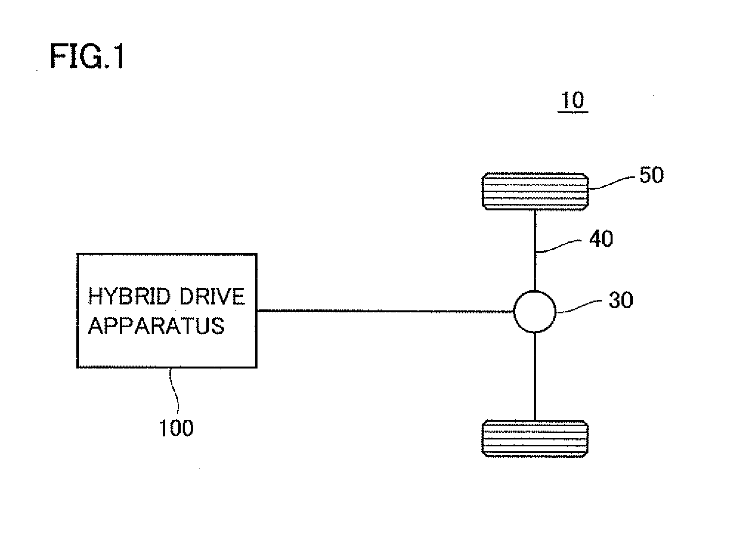 Motor drive apparatus, hybrid drive apparatus and method for controlling motor drive apparatus