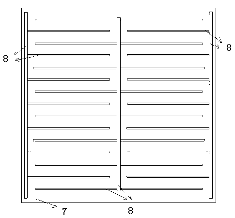 Back contact heterojunction solar battery based on P-type silicon slice