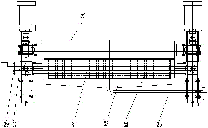 Continuous vacuum dehydration device