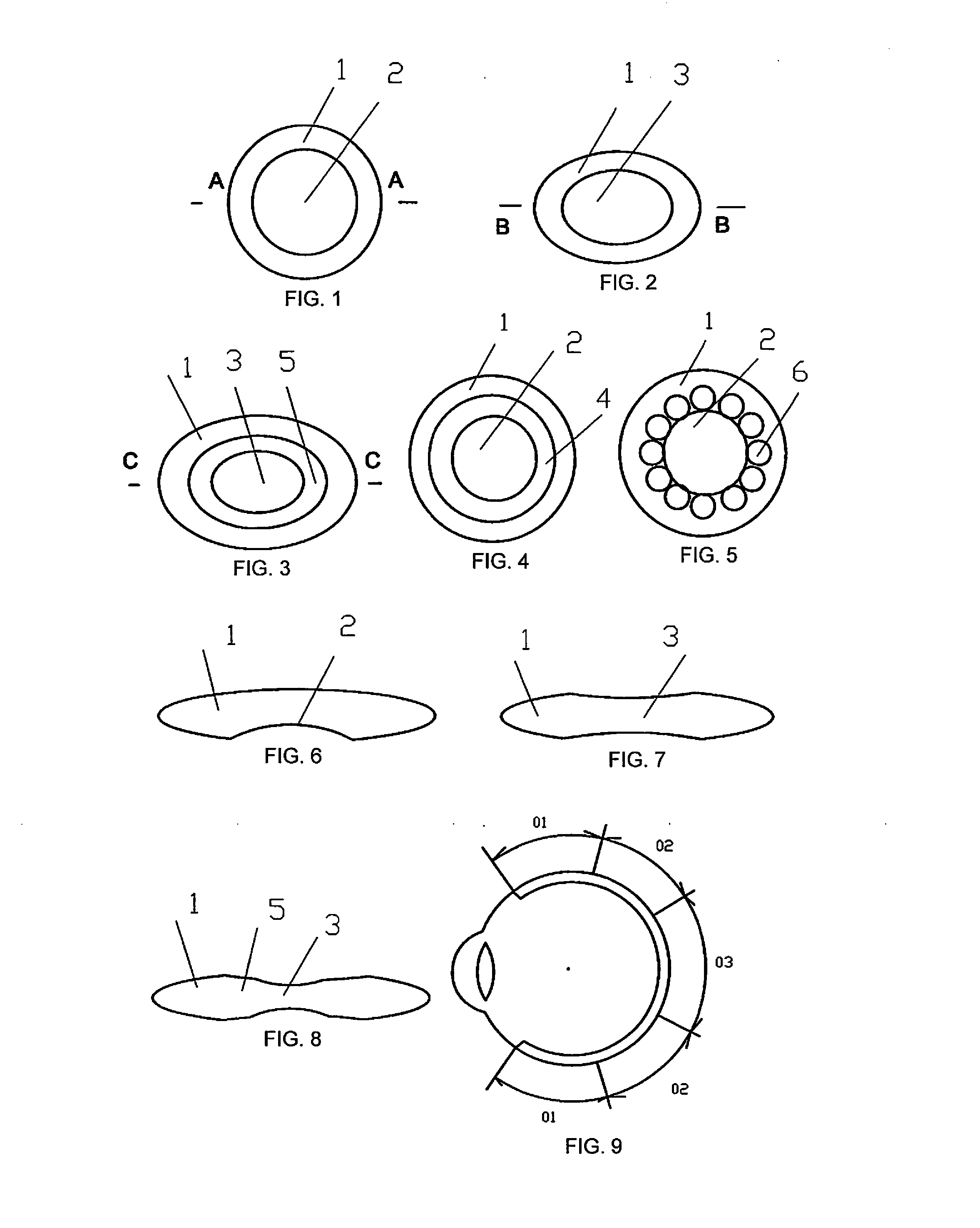 Multi-element lens of controlling defocus and eye diopter and application thereof