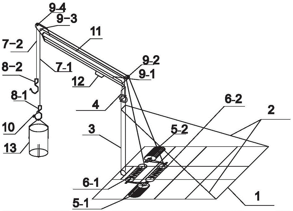 Lifting residue-turning device