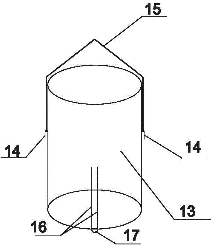 Lifting residue-turning device