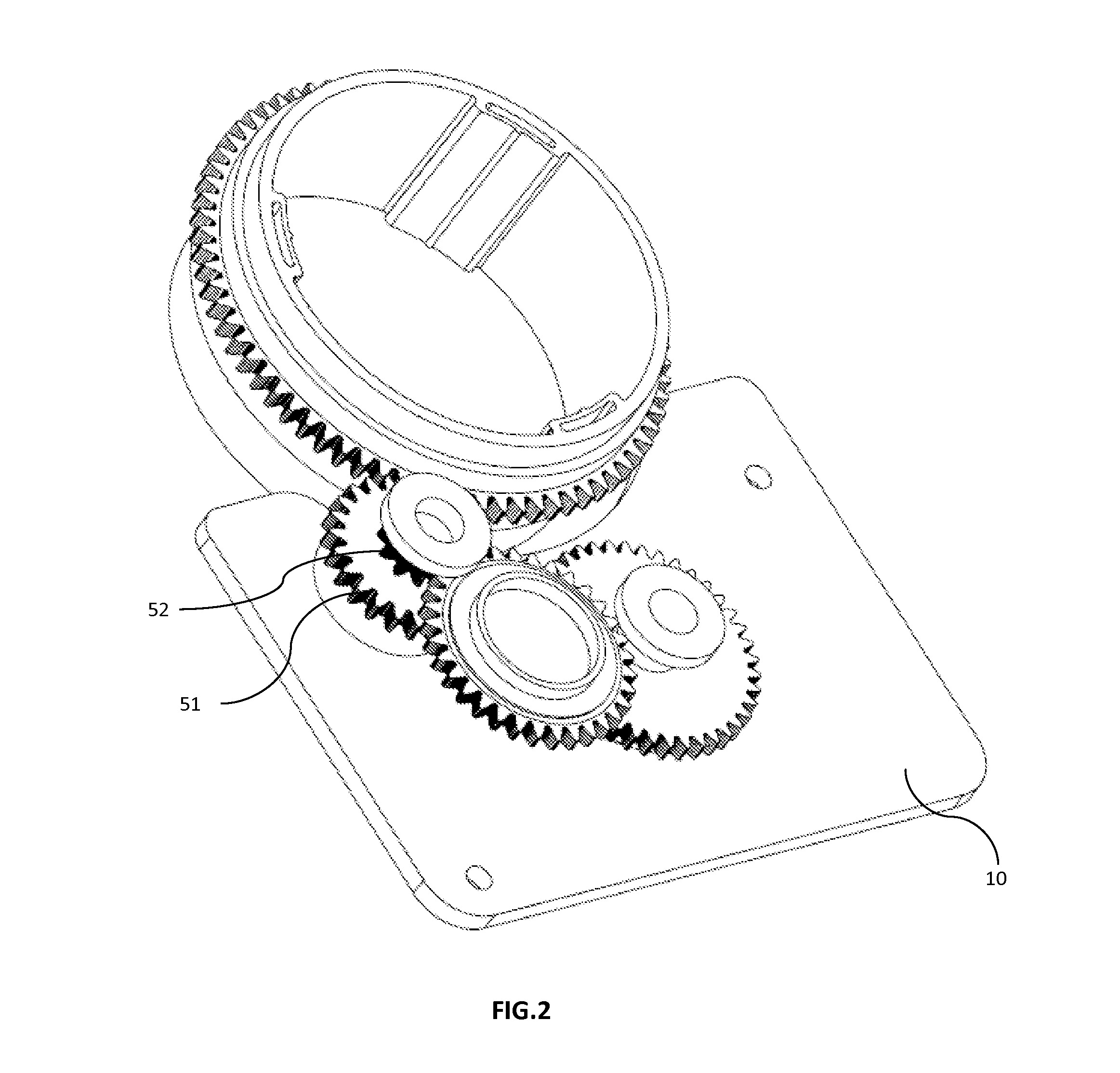 Device and method for detecting absolute multi-turn rotation angle