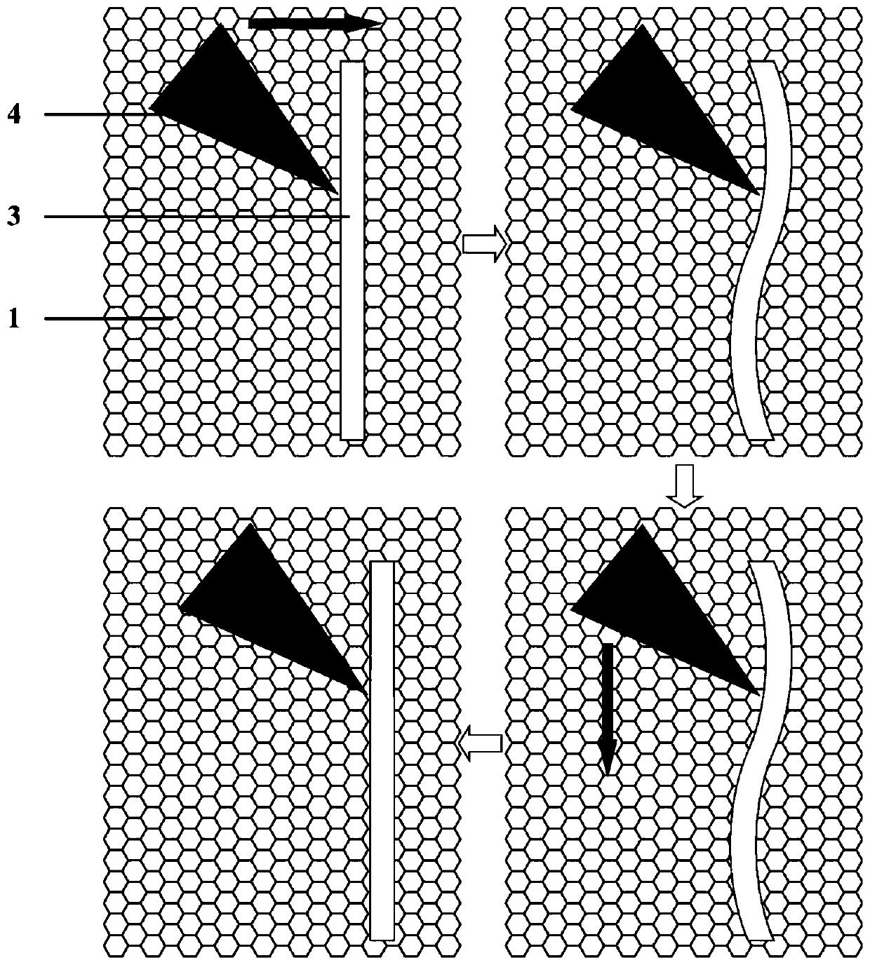 Preparation method of graphene nanoribbons