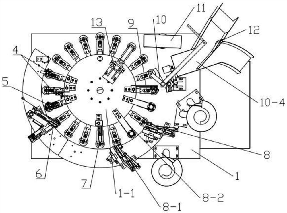 Filament lamp assembling device