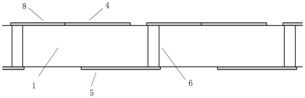 A compact artificial surface plasmon transmission line