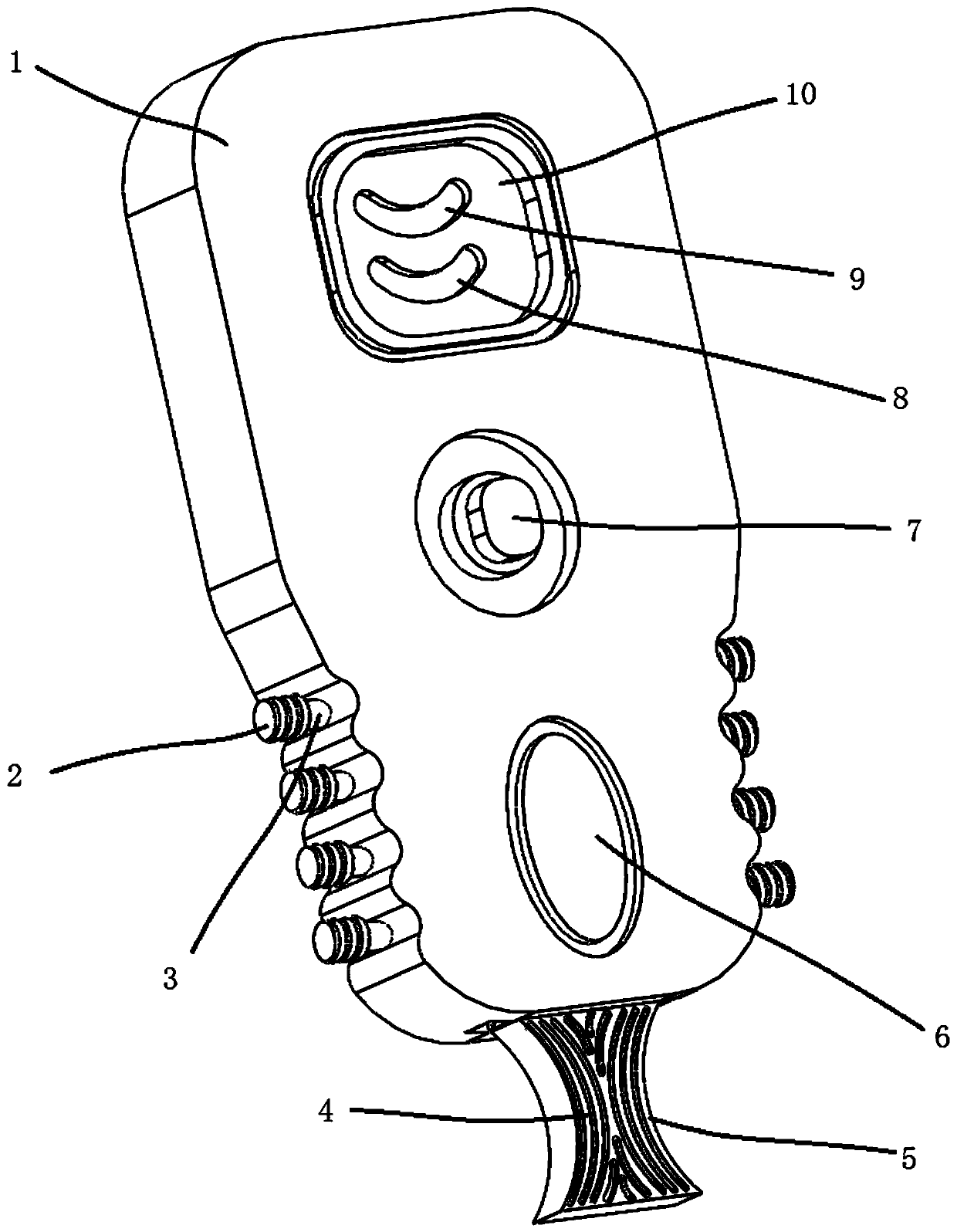 Rapid detection device of plant germs