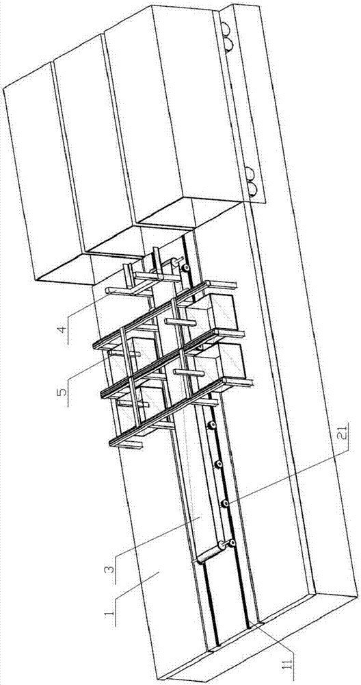 Using method of logistics collecting and stacking system suitable for freight containers