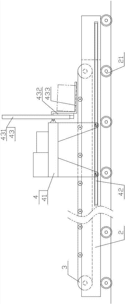 Using method of logistics collecting and stacking system suitable for freight containers