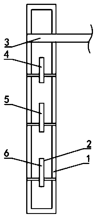 Vertical disc-shaped cam with small cam arranged internally