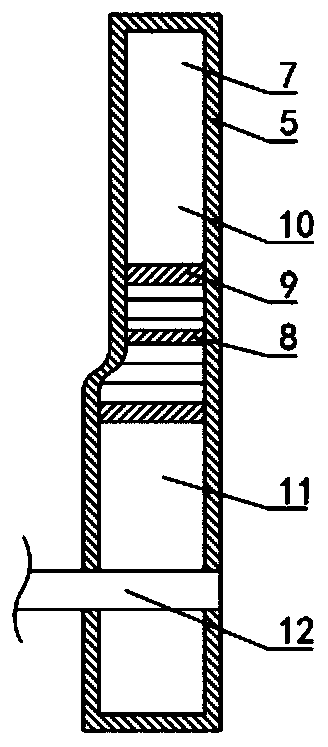 Vertical disc-shaped cam with small cam arranged internally