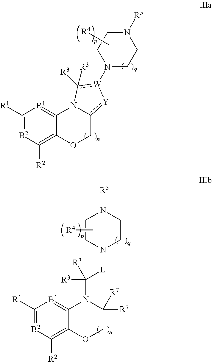 Substituted benzoxazine and related compounds