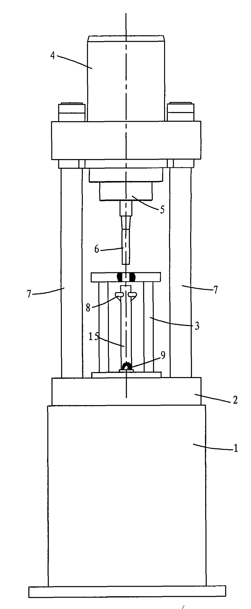 Method for processing straight-shaped vertical tube of motorcycle