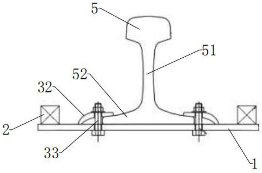 Steel rail shock absorber