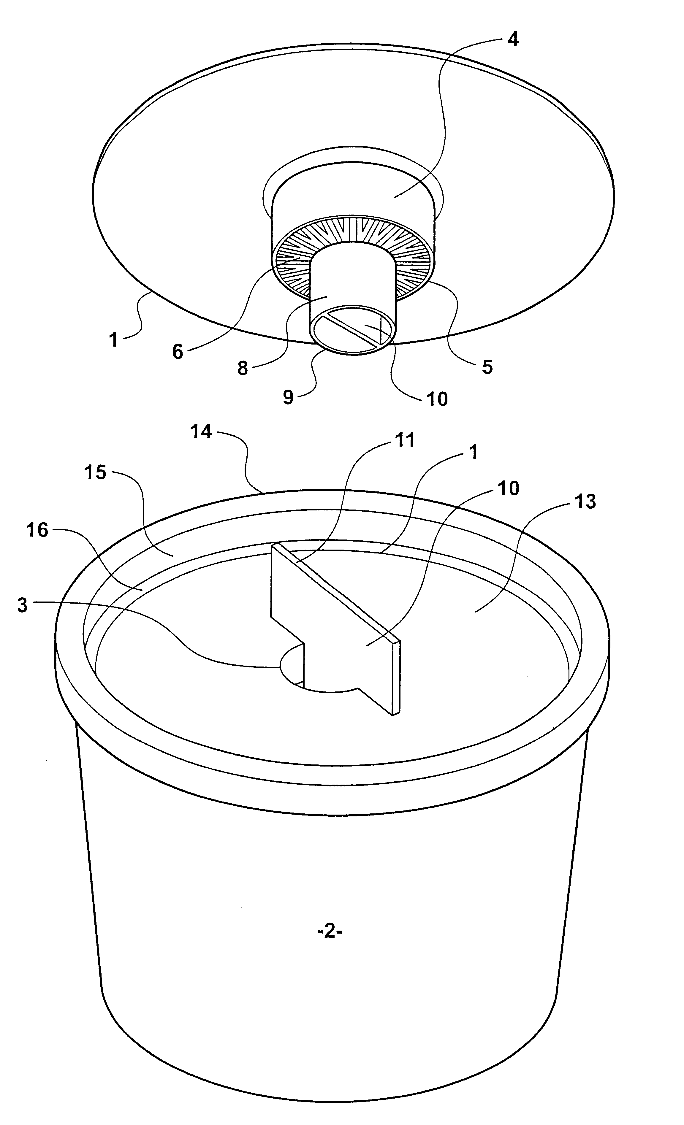 Insect trap and fitting