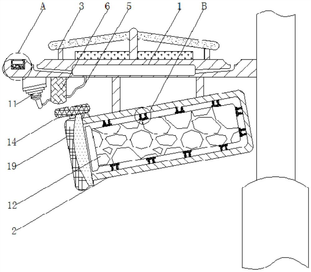 A cleaning device for a security monitor