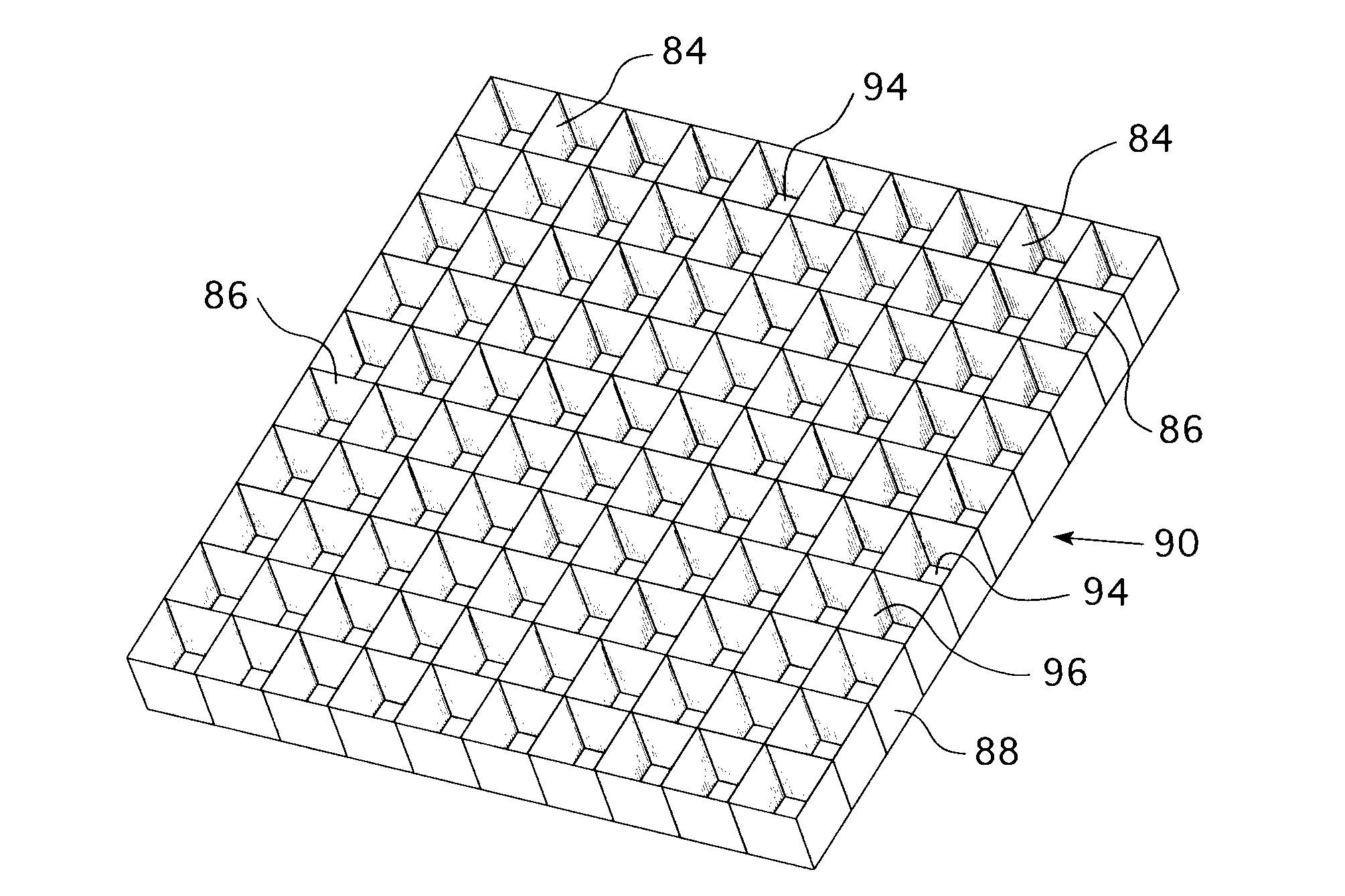 Nuclear fuel assembly with a lock-support spacer grid