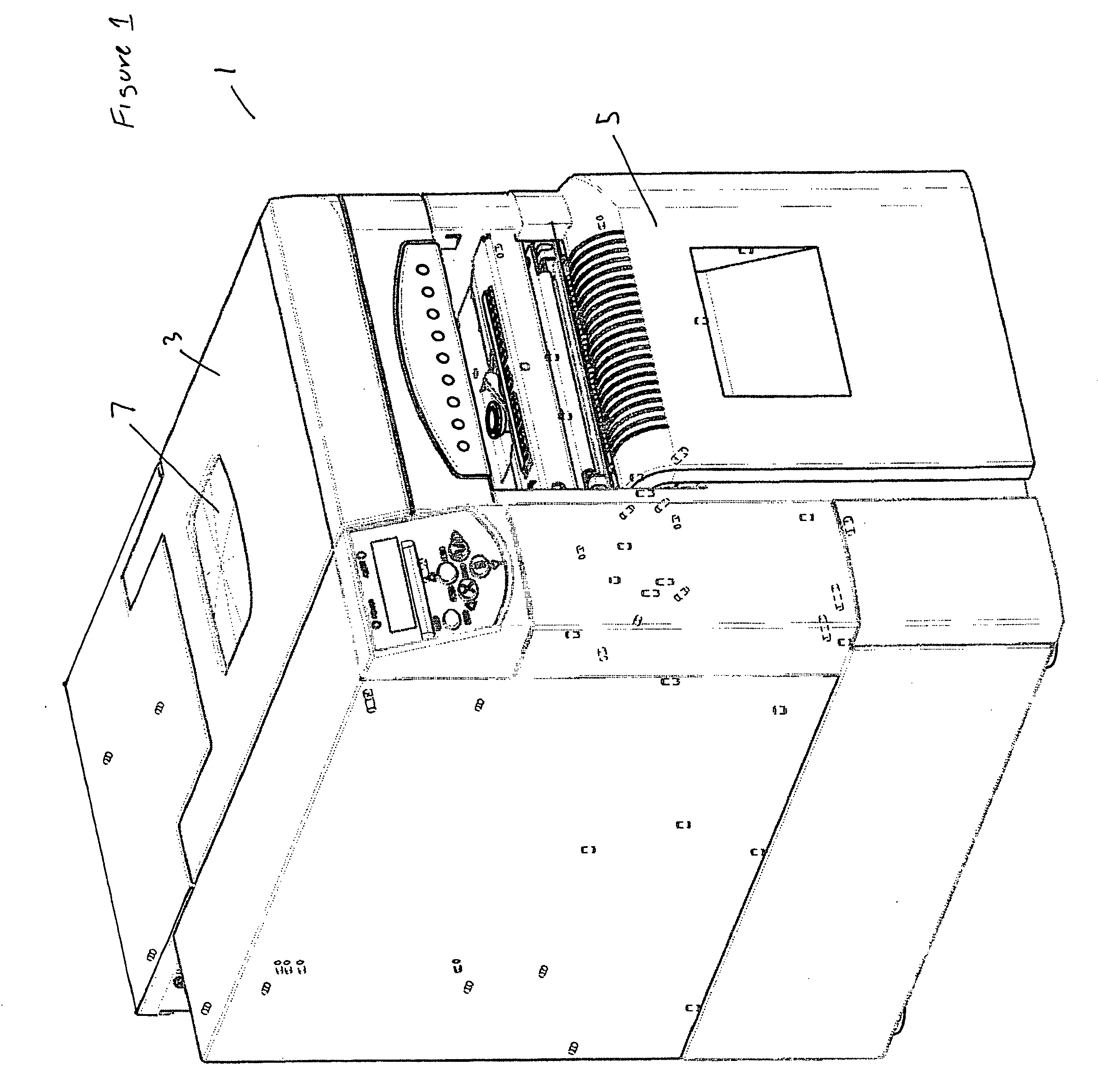 Front loading printer with center justified print