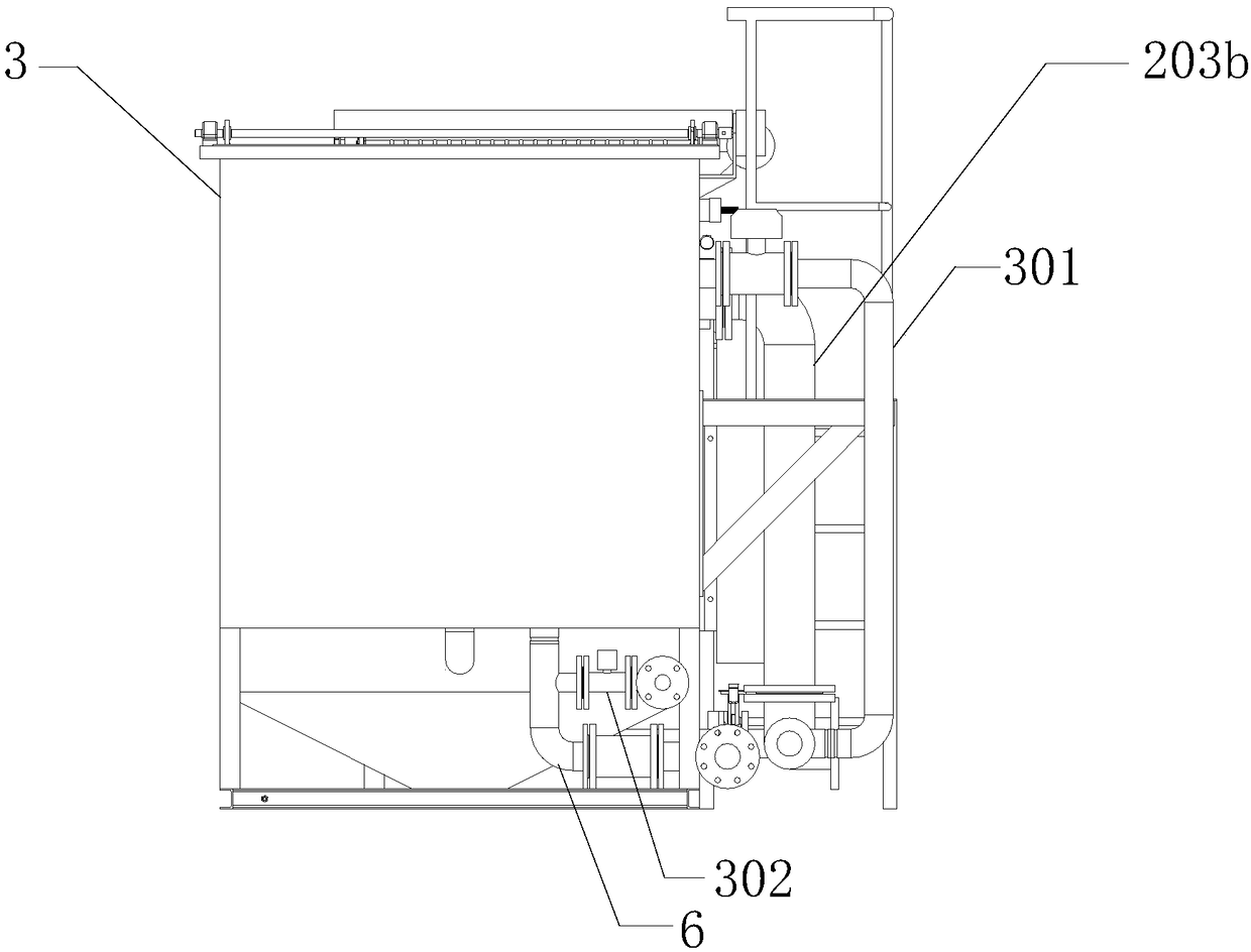 ECFF (electric-flocculation+electrolytic-flotation+filtration) type integral electric-flocculation car-washing waste water treatment device