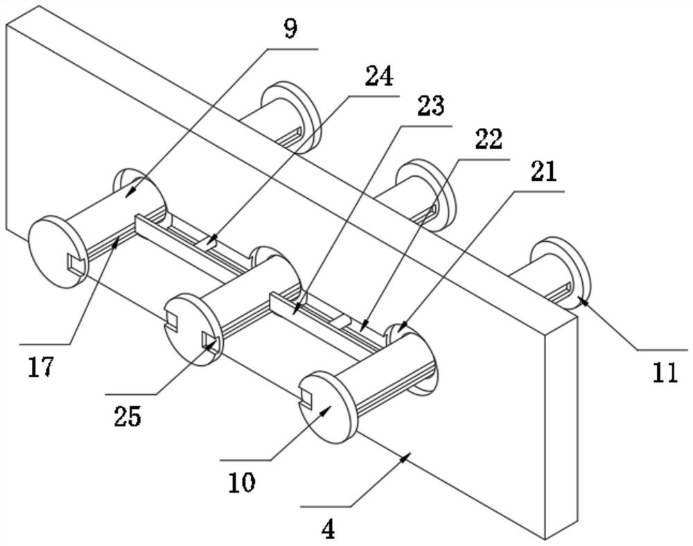 Textile bobbin conveying device and conveying method thereof