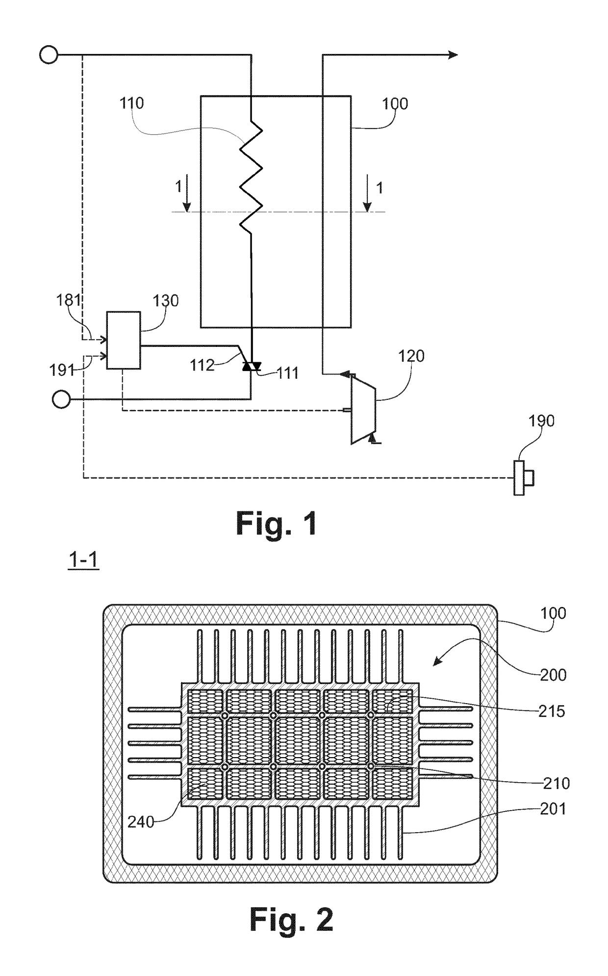 Device and method for storing thermal energy