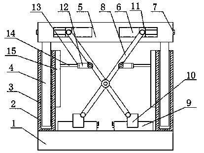 Fabricated shear wall structure provided with steel plate mesh wrapped with concrete and based on prefabricated steel structure