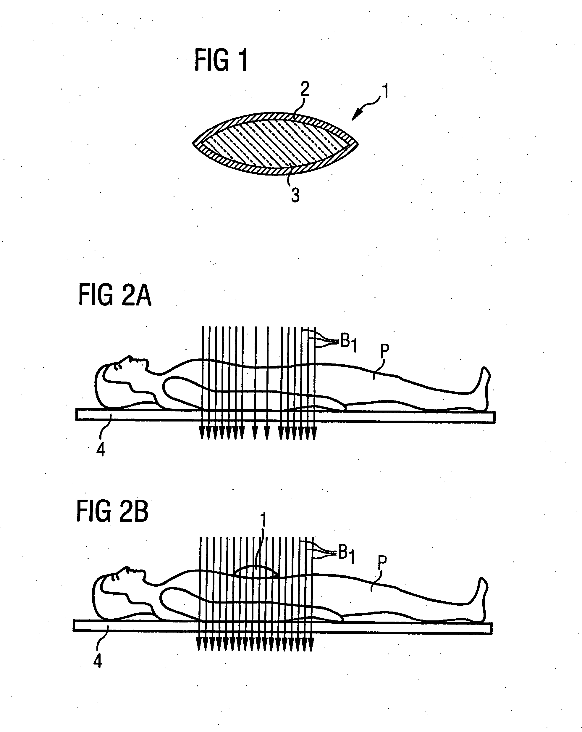 Dielectric element and method for generating a magnetic resonance image therewith