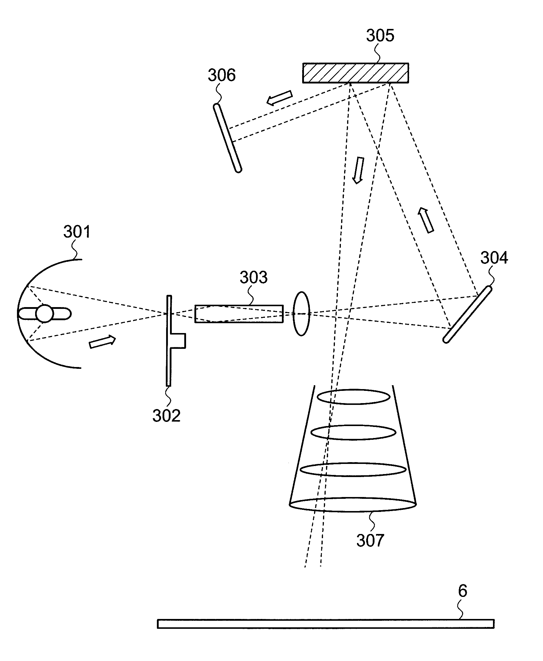Projection apparatus, projection method, and computer program