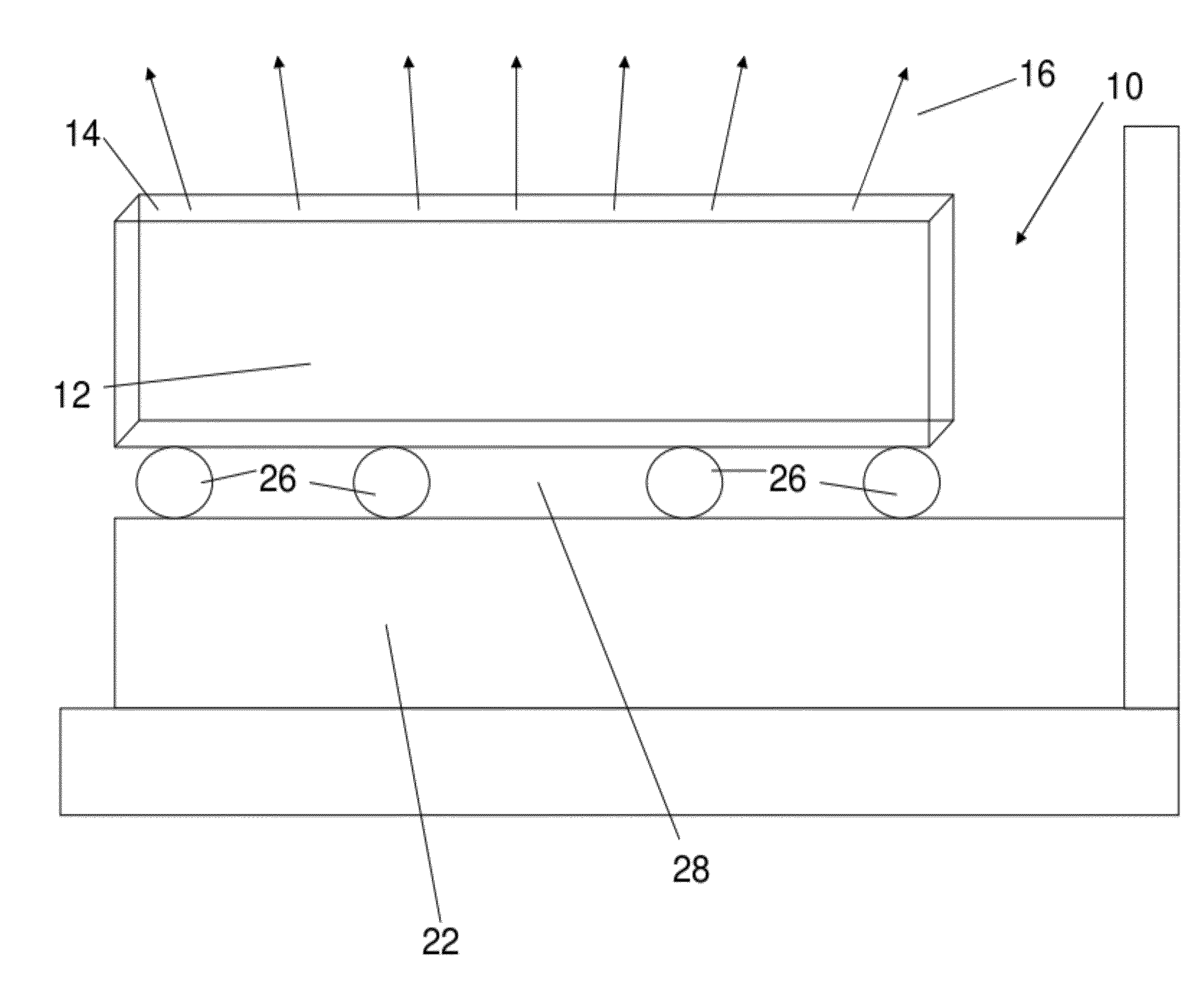 Ultrasound transducer and cooling thereof