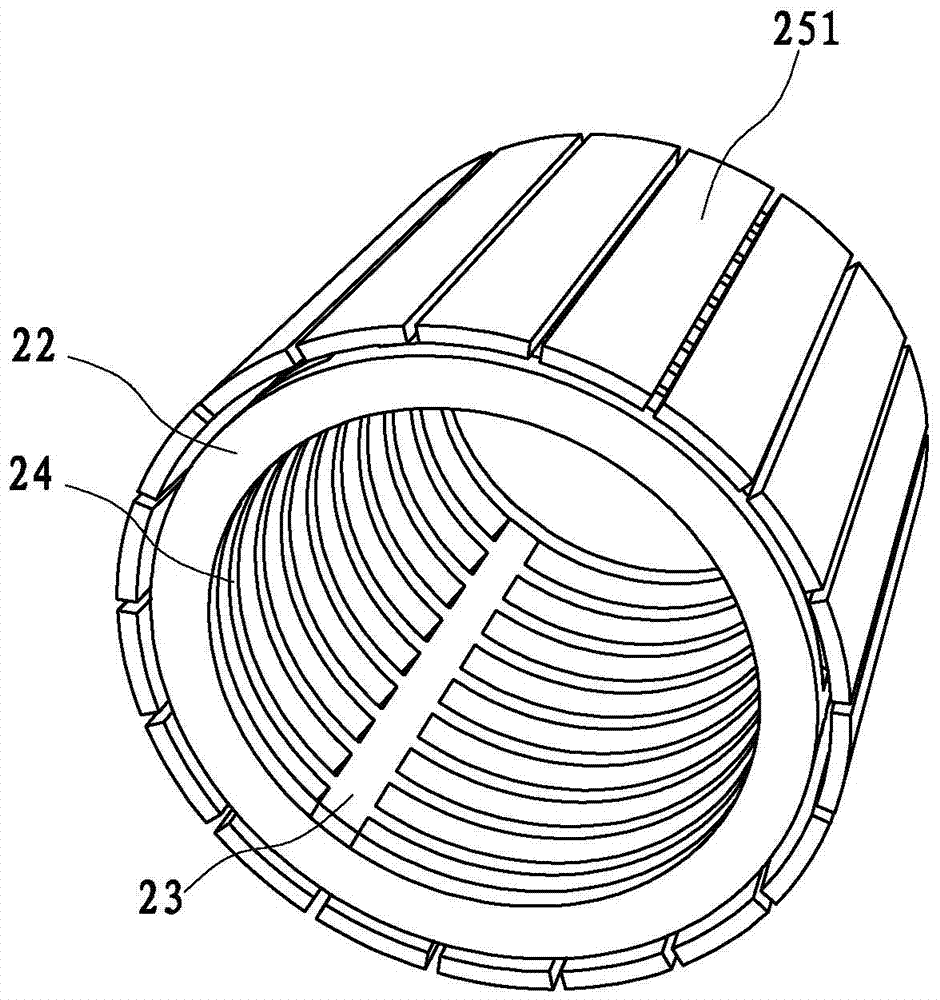 Air cylinder structure of a spray device