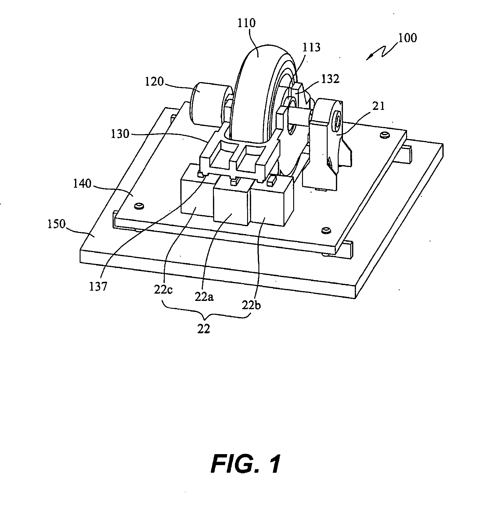 Roller mechanism for multiple directions control