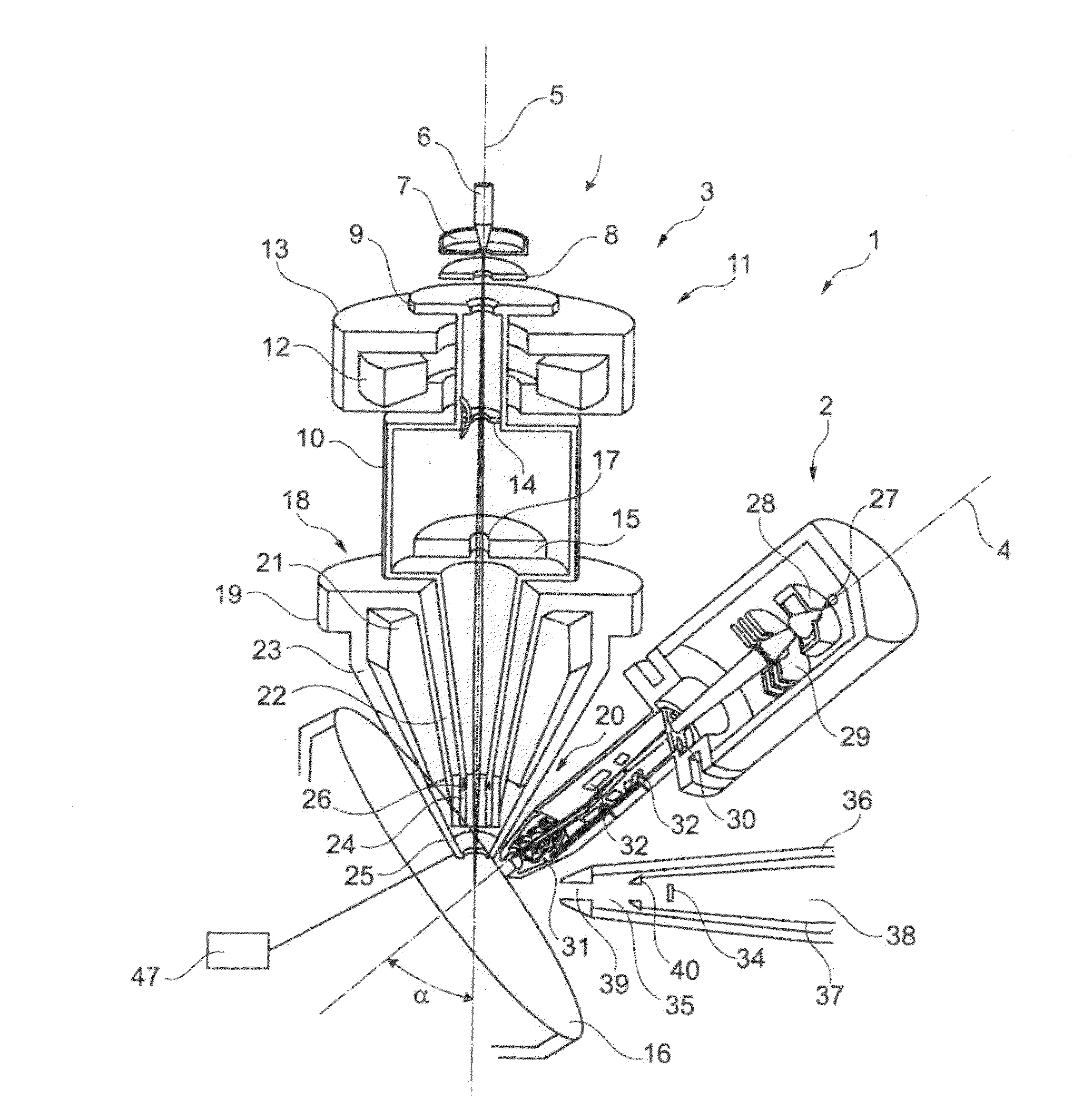 Particle beam device and method for operation of a particle beam device