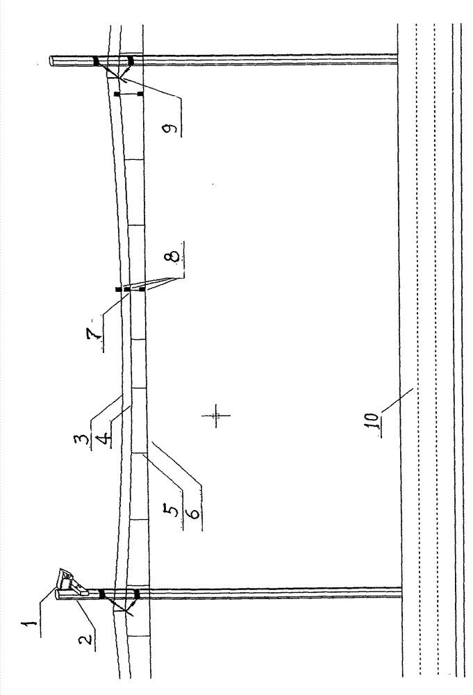 Contact network key position dynamic offset detection method and device thereof