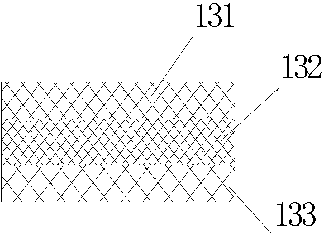 Easy-tearing type dry composite sheet and production method thereof