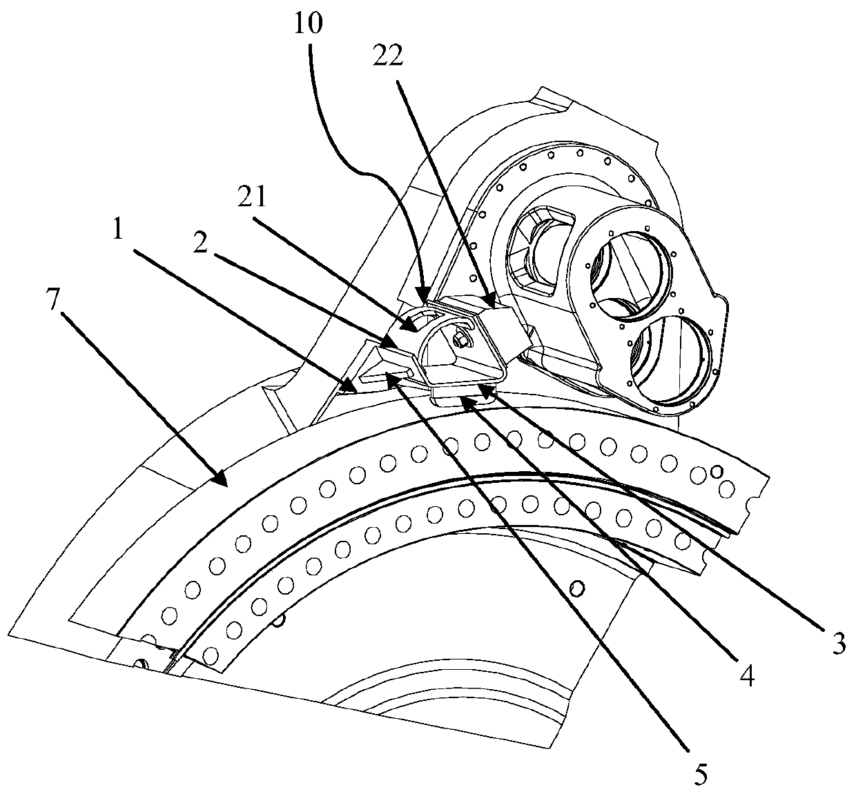 Wind blade buffer device