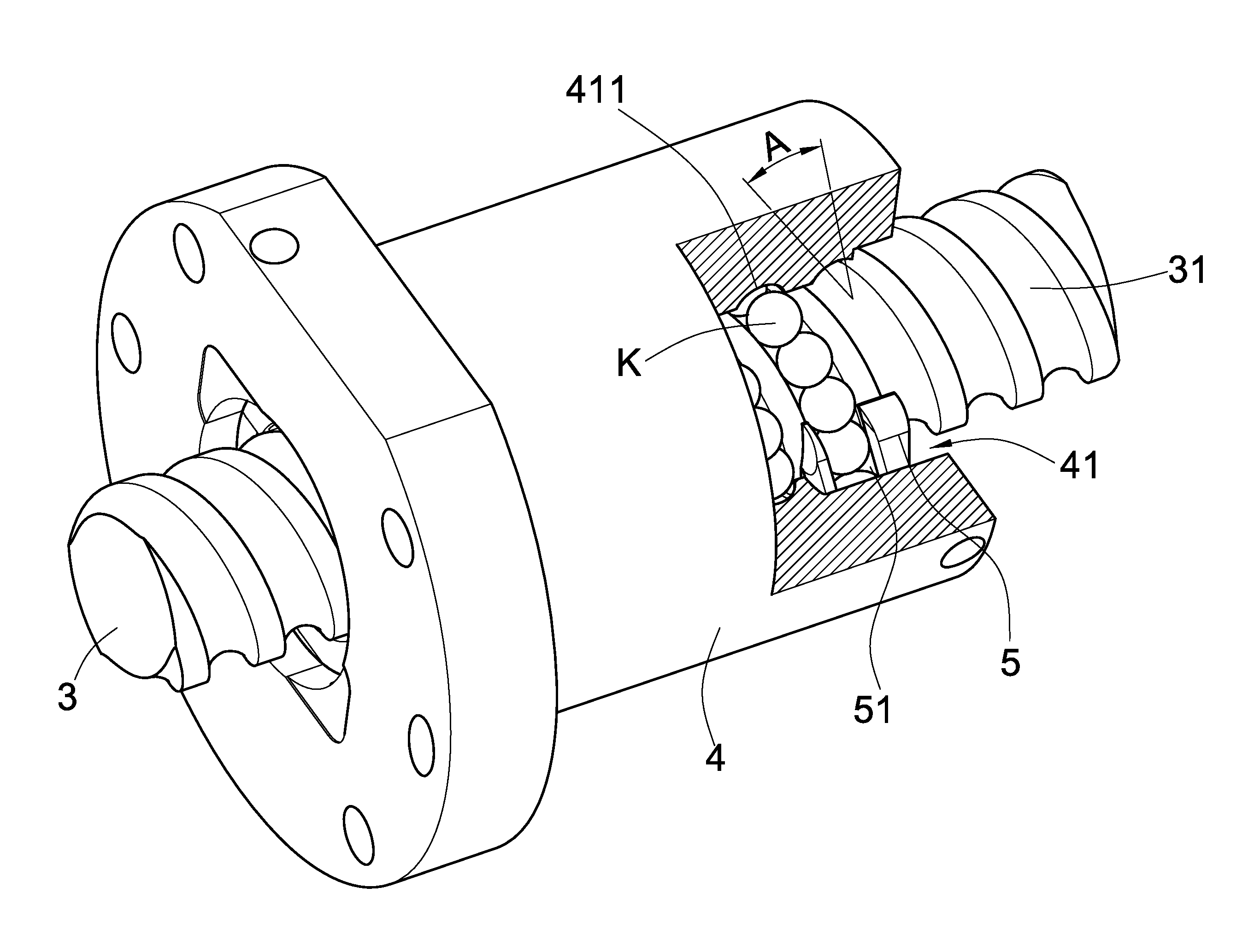 Circulation Element for Ball Screw