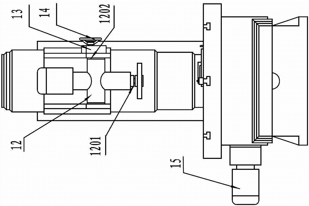 Numerically controlled grinder special for slewing bearing processing