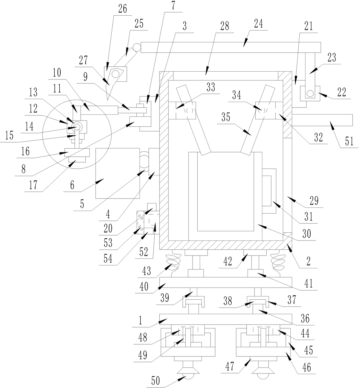 A multifunctional cleaning device for household dining table