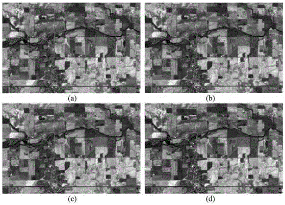 High-spectral image sharpening method based on probability matrix decomposition